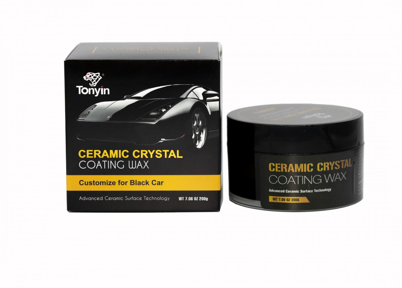 Tonyin ceramic crystal wax black S SiO2, keramický vosk na čiernu farbu auta