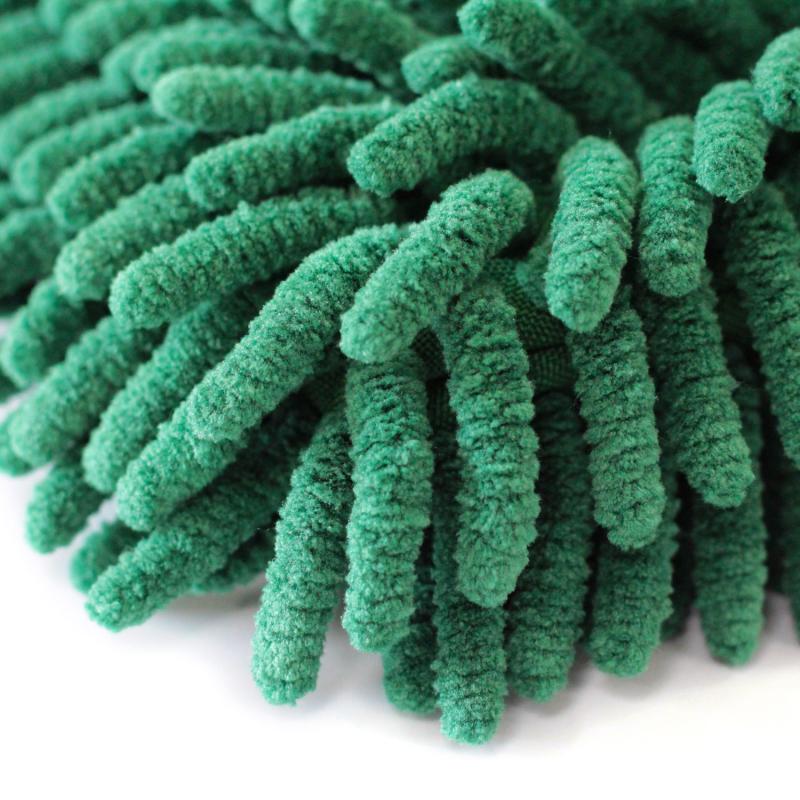 Micro Chenille Wash Mitt Green - Mikrošenilová umývacia rukavica