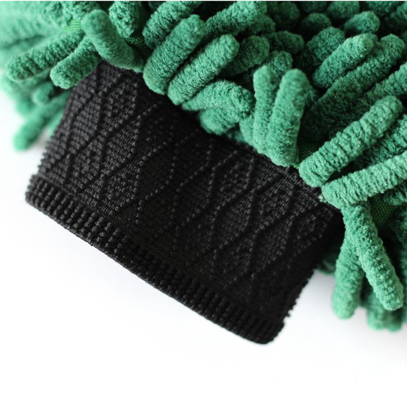 Micro Chenille Wash Mitt Green - Mikrošenilová umývacia rukavica