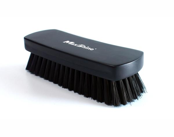 Black Textile & Leather Cleaning Brush - Kefa na čistenie textilu a kože